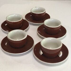 ACF Espresso Cups and Saucers, Italian